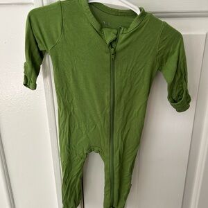 Green Kyte BABY Zipper Footie